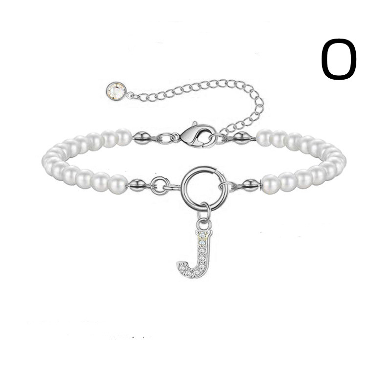 Leorria™ Personalized Pearl Bracelet – Timeless Elegance with a Personal Touch