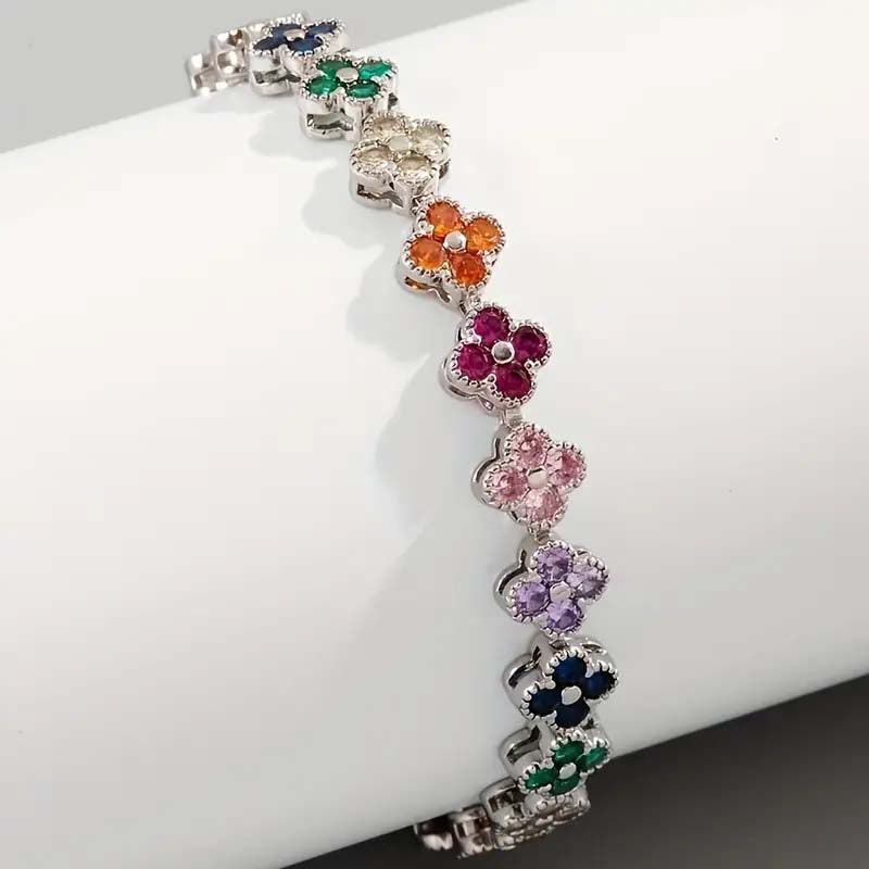 Set di bracciali Leoria™ Color Bloom – Eleganza vibrante