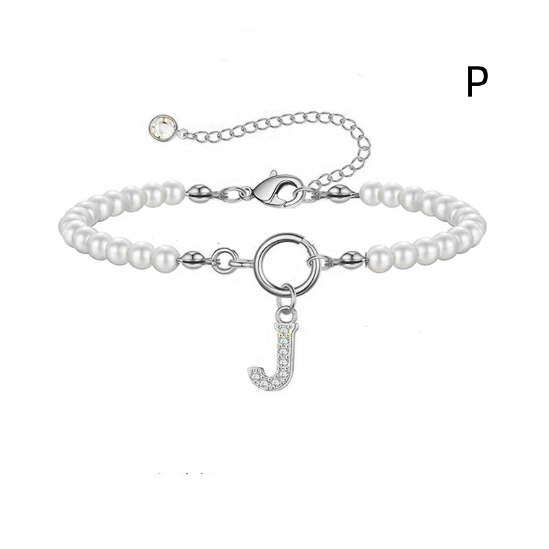 Leorria™ Personalized Pearl Bracelet – Timeless Elegance with a Personal Touch