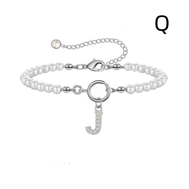 Leorria™ Personalized Pearl Bracelet – Timeless Elegance with a Personal Touch