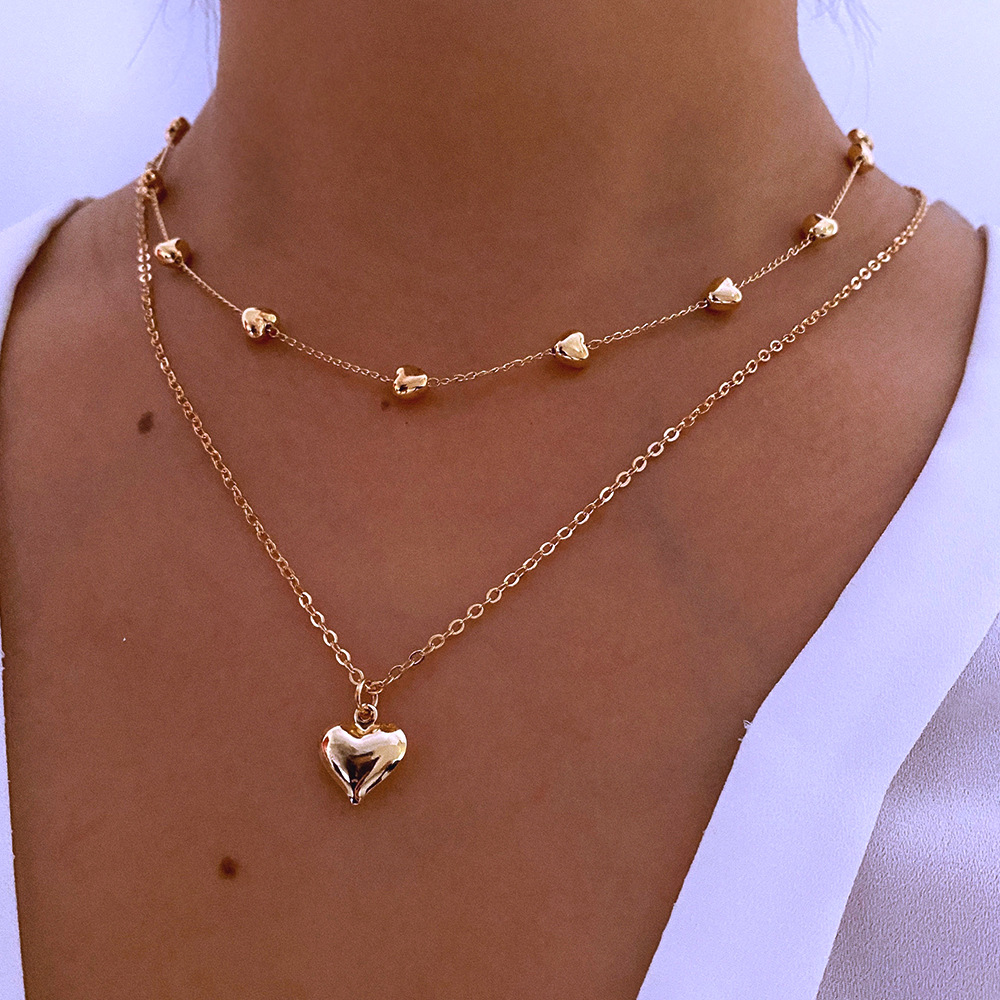 Leorria™ Golden Harmony Necklace – A Statement of Love & Style