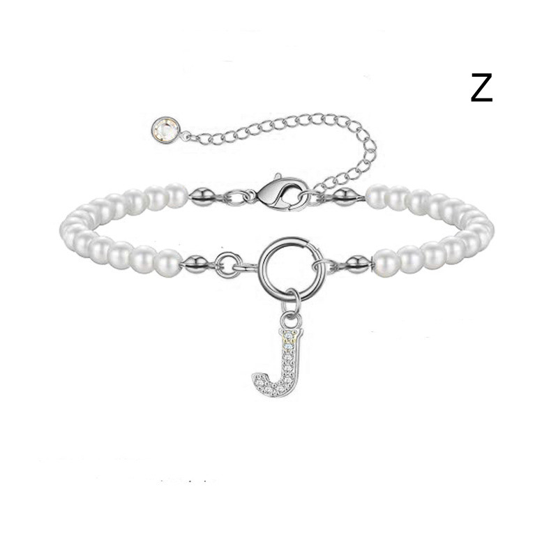 Leorria™ Personalized Pearl Bracelet – Timeless Elegance with a Personal Touch