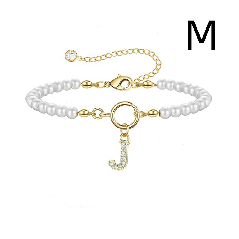 Leorria™ Personalized Pearl Bracelet – Timeless Elegance with a Personal Touch