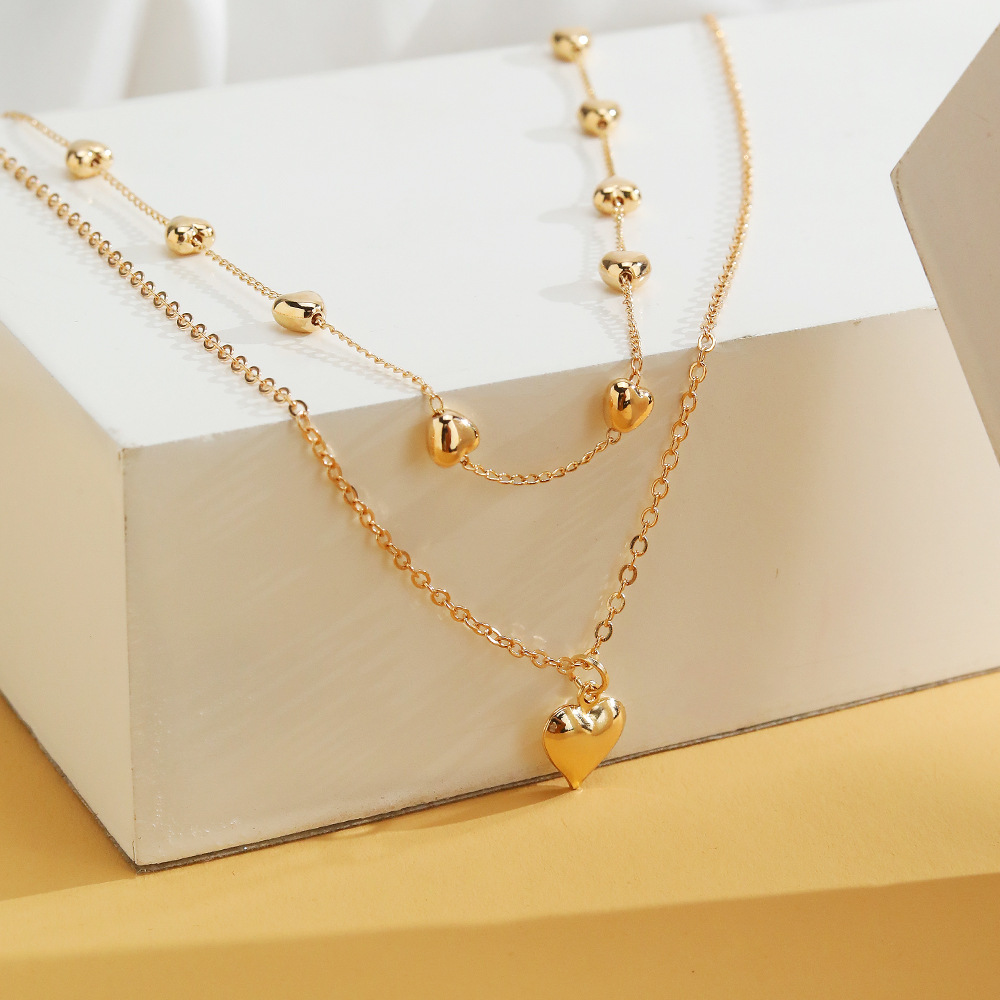 Leorria™ Golden Harmony Necklace – A Statement of Love & Style