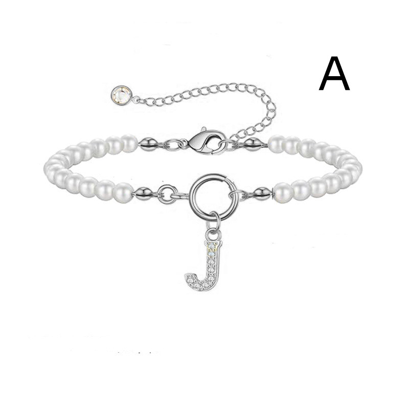 Leorria™ Personalized Pearl Bracelet – Timeless Elegance with a Personal Touch