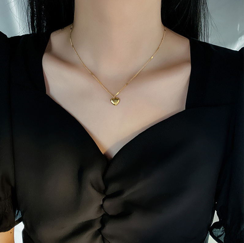 Leorria™ Heart of Gold Necklace – Pure, Simple, Beautiful