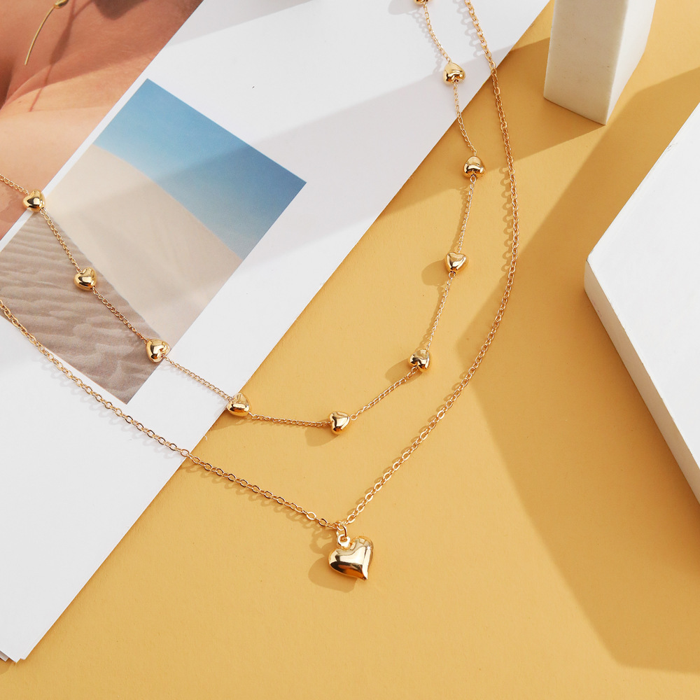 Leorria™ Golden Harmony Necklace – A Statement of Love & Style