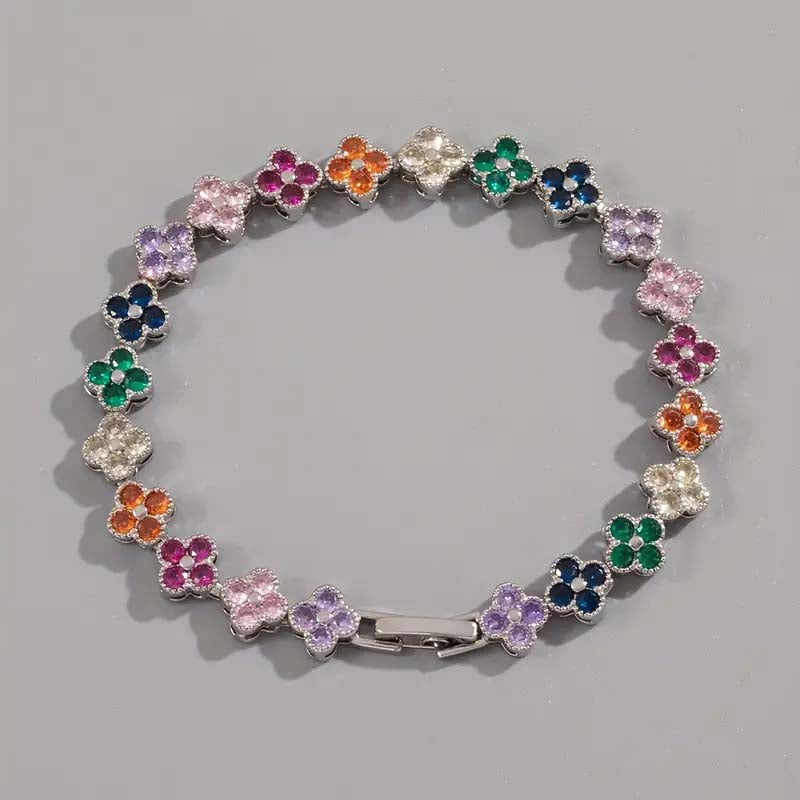 Set di bracciali Leoria™ Color Bloom – Eleganza vibrante