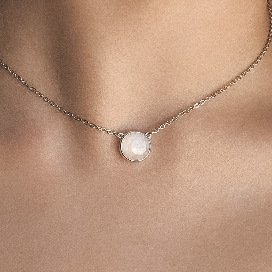 Pendant with Natural Moonstone