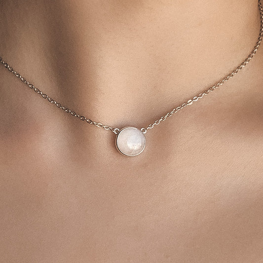 Pendant with Natural Moonstone