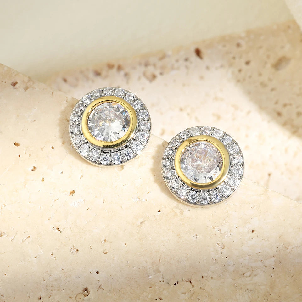 Leorria™ Golden Halo Studs