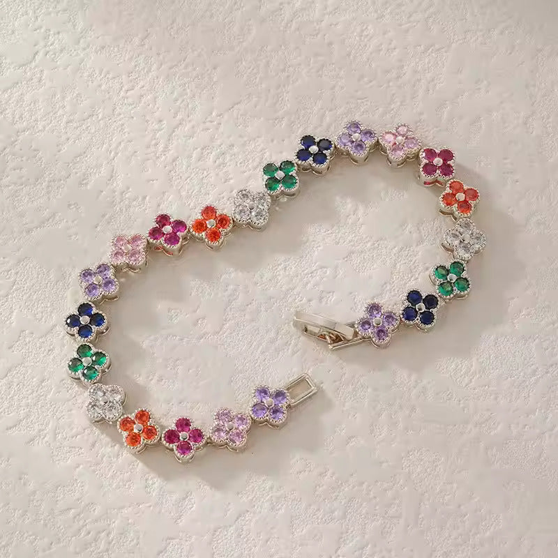 Set di bracciali Leoria™ Color Bloom – Eleganza vibrante