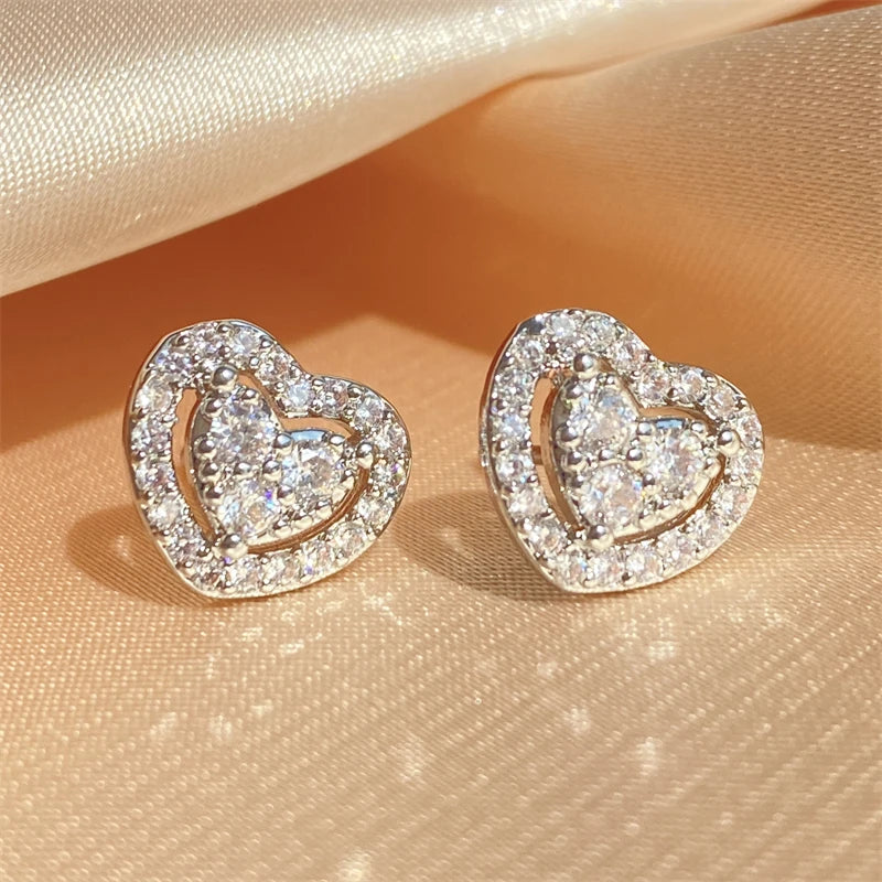 Leorria™ Diamond Love Studs