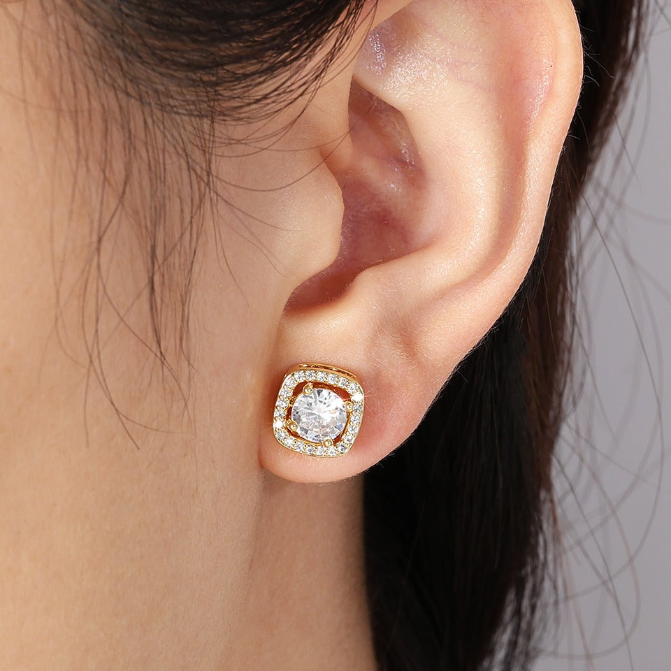 Leorria™ Royal Halo Studs