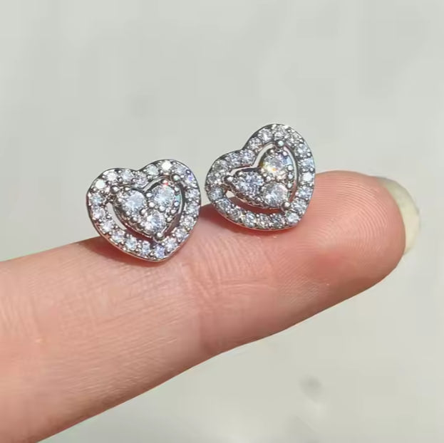 Leorria™ Diamond Love Studs